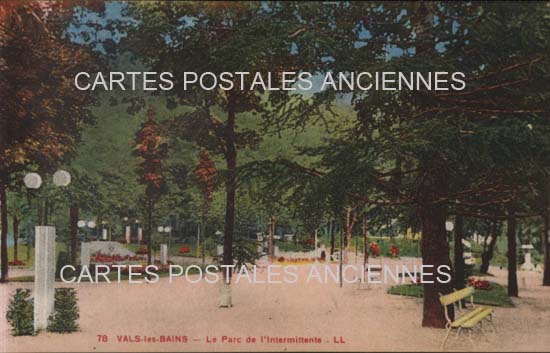 Cartes postales anciennes > CARTES POSTALES > carte postale ancienne > cartes-postales-ancienne.com Auvergne rhone alpes Ardeche Vals Les Bains