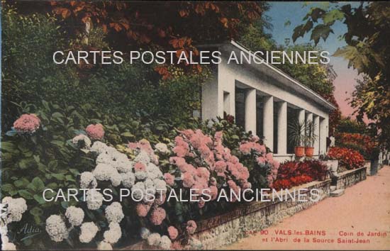 Cartes postales anciennes > CARTES POSTALES > carte postale ancienne > cartes-postales-ancienne.com Auvergne rhone alpes Ardeche Vals Les Bains