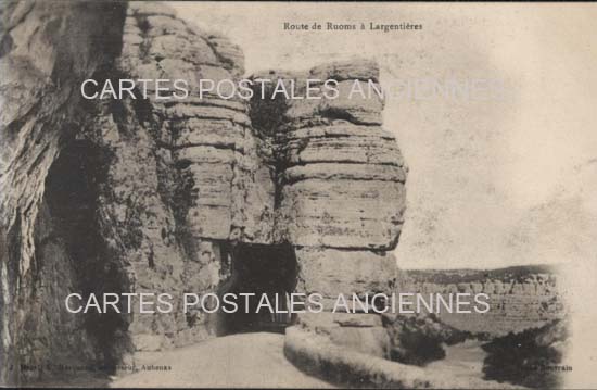 Cartes postales anciennes > CARTES POSTALES > carte postale ancienne > cartes-postales-ancienne.com Auvergne rhone alpes Ardeche Ruoms