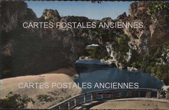 Cartes postales anciennes > CARTES POSTALES > carte postale ancienne > cartes-postales-ancienne.com Auvergne rhone alpes Ardeche Vallon Pont D Arc