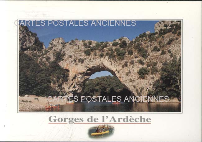 Cartes postales anciennes > CARTES POSTALES > carte postale ancienne > cartes-postales-ancienne.com Auvergne rhone alpes Ardeche Vallon Pont D Arc