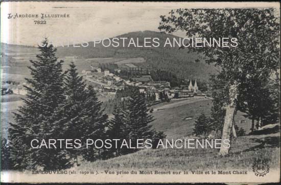 Cartes postales anciennes > CARTES POSTALES > carte postale ancienne > cartes-postales-ancienne.com Auvergne rhone alpes Ardeche Lalouvesc