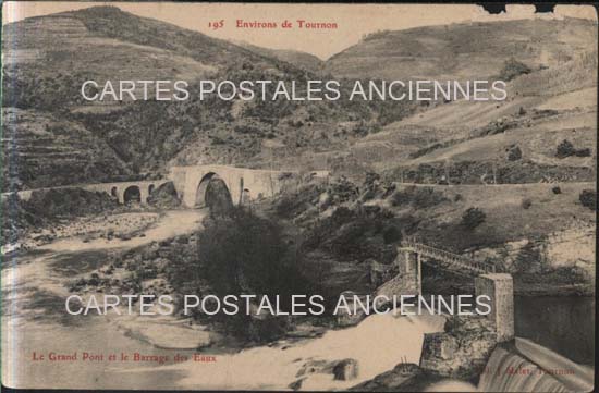 Cartes postales anciennes > CARTES POSTALES > carte postale ancienne > cartes-postales-ancienne.com Auvergne rhone alpes Ardeche Tournon Sur Rhone