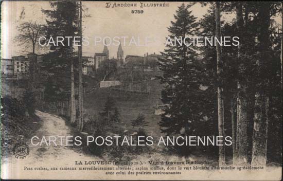 Cartes postales anciennes > CARTES POSTALES > carte postale ancienne > cartes-postales-ancienne.com Auvergne rhone alpes Ardeche Lalouvesc