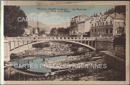 Cartes postales anciennes > CARTES POSTALES > carte postale ancienne > cartes-postales-ancienne.com Auvergne rhone alpes Ardeche Vals Les Bains