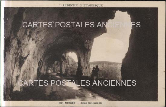 Cartes postales anciennes > CARTES POSTALES > carte postale ancienne > cartes-postales-ancienne.com Auvergne rhone alpes Ardeche Ruoms