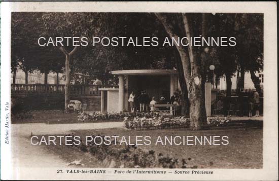 Cartes postales anciennes > CARTES POSTALES > carte postale ancienne > cartes-postales-ancienne.com Auvergne rhone alpes Ardeche Vals Les Bains