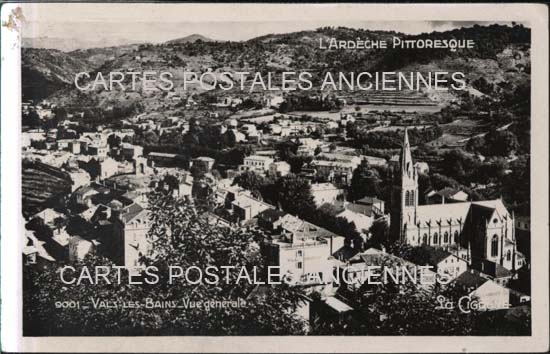 Cartes postales anciennes > CARTES POSTALES > carte postale ancienne > cartes-postales-ancienne.com Auvergne rhone alpes Ardeche Vals Les Bains