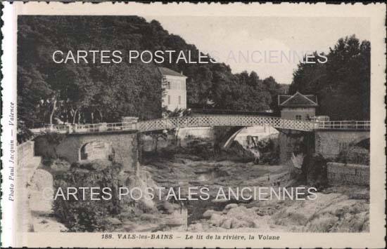 Cartes postales anciennes > CARTES POSTALES > carte postale ancienne > cartes-postales-ancienne.com Auvergne rhone alpes Ardeche Vals Les Bains