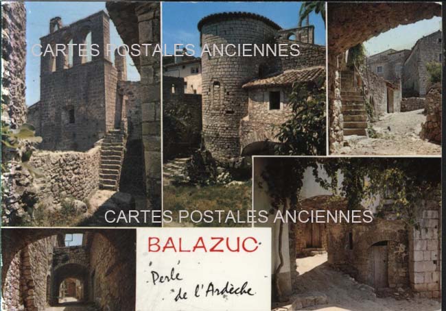 Cartes postales anciennes > CARTES POSTALES > carte postale ancienne > cartes-postales-ancienne.com Auvergne rhone alpes Ardeche Balazuc