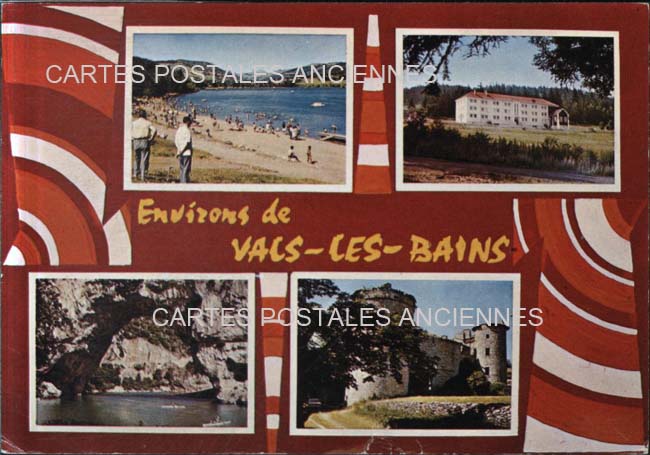 Cartes postales anciennes > CARTES POSTALES > carte postale ancienne > cartes-postales-ancienne.com Auvergne rhone alpes Ardeche Vals Les Bains