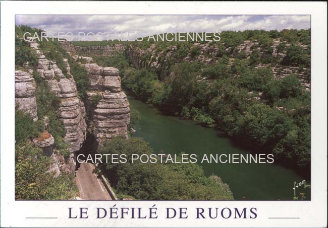 Cartes postales anciennes > CARTES POSTALES > carte postale ancienne > cartes-postales-ancienne.com Auvergne rhone alpes Ardeche Ruoms