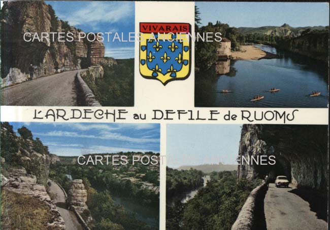 Cartes postales anciennes > CARTES POSTALES > carte postale ancienne > cartes-postales-ancienne.com Auvergne rhone alpes Ardeche Ruoms