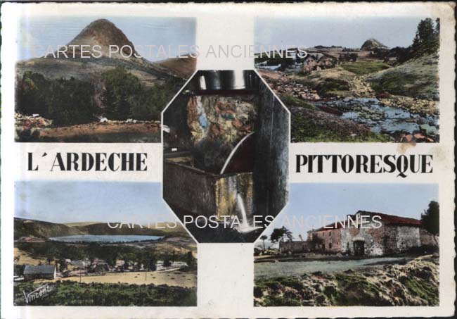 Cartes postales anciennes > CARTES POSTALES > carte postale ancienne > cartes-postales-ancienne.com Auvergne rhone alpes Ardeche Saint Martial