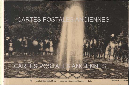 Cartes postales anciennes > CARTES POSTALES > carte postale ancienne > cartes-postales-ancienne.com Auvergne rhone alpes Ardeche Vals Les Bains