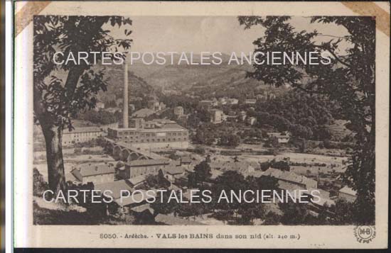 Cartes postales anciennes > CARTES POSTALES > carte postale ancienne > cartes-postales-ancienne.com Auvergne rhone alpes Ardeche Vals Les Bains