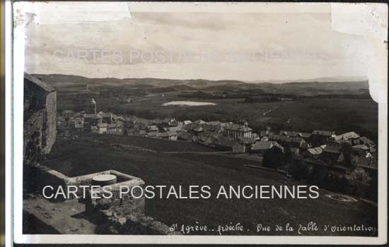 Cartes postales anciennes > CARTES POSTALES > carte postale ancienne > cartes-postales-ancienne.com Auvergne rhone alpes Ardeche Saint Agreve