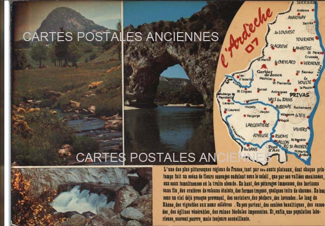 Cartes postales anciennes > CARTES POSTALES > carte postale ancienne > cartes-postales-ancienne.com Auvergne rhone alpes Ardeche Saint Martial