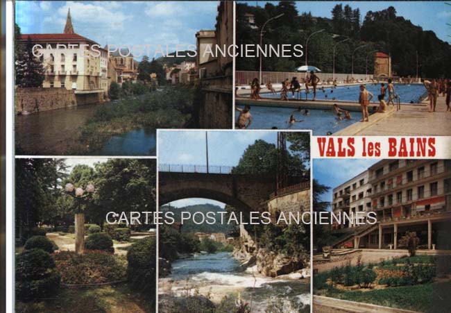 Cartes postales anciennes > CARTES POSTALES > carte postale ancienne > cartes-postales-ancienne.com Auvergne rhone alpes Ardeche Vals Les Bains