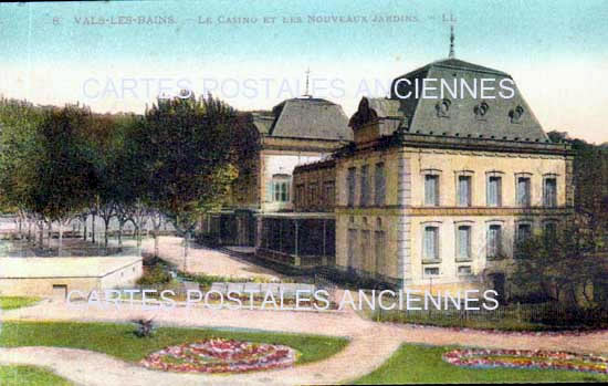 Cartes postales anciennes > CARTES POSTALES > carte postale ancienne > cartes-postales-ancienne.com Auvergne rhone alpes Ardeche Vals Les Bains