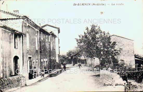 Cartes postales anciennes > CARTES POSTALES > carte postale ancienne > cartes-postales-ancienne.com Auvergne rhone alpes Ardeche Saint Sernin