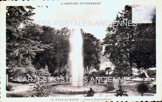 Cartes postales anciennes > CARTES POSTALES > carte postale ancienne > cartes-postales-ancienne.com Auvergne rhone alpes Ardeche Vals Les Bains