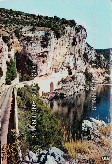 Cartes postales anciennes > CARTES POSTALES > carte postale ancienne > cartes-postales-ancienne.com Auvergne rhone alpes Ardeche Vallon Pont D Arc