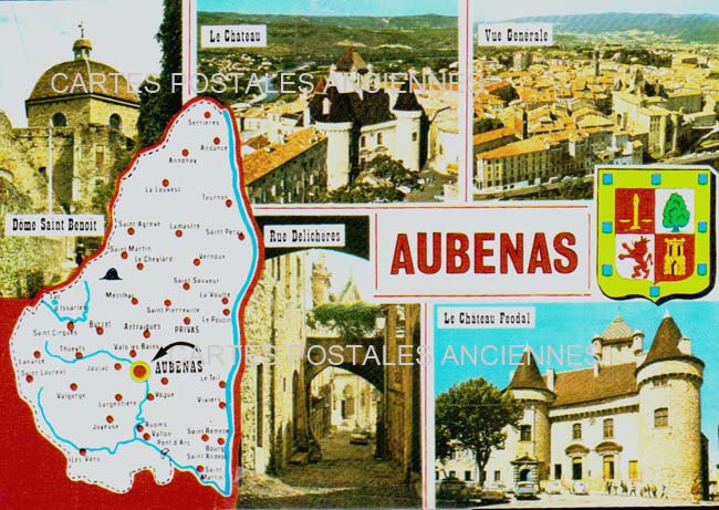 Cartes postales anciennes > CARTES POSTALES > carte postale ancienne > cartes-postales-ancienne.com Auvergne rhone alpes Ardeche Aubenas