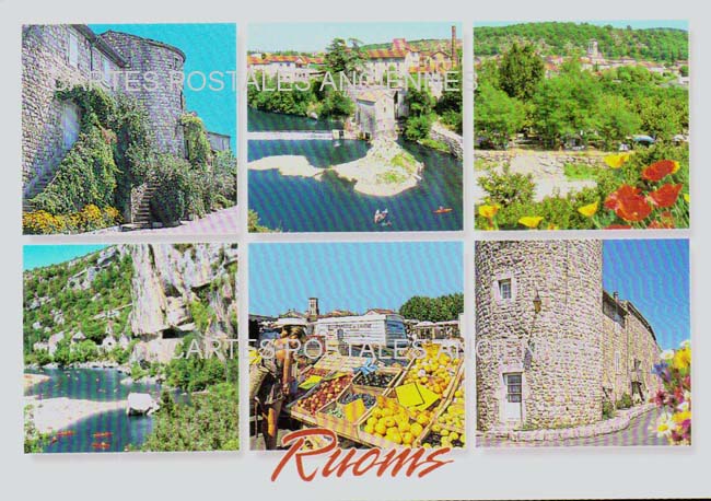 Cartes postales anciennes > CARTES POSTALES > carte postale ancienne > cartes-postales-ancienne.com Auvergne rhone alpes Ardeche Ruoms