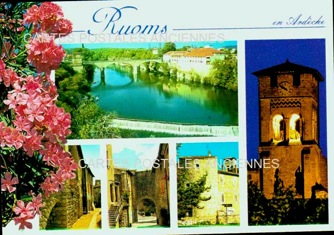 Cartes postales anciennes > CARTES POSTALES > carte postale ancienne > cartes-postales-ancienne.com Auvergne rhone alpes Ardeche Ruoms