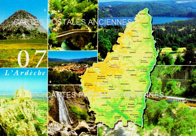 Cartes postales anciennes > CARTES POSTALES > carte postale ancienne > cartes-postales-ancienne.com Auvergne rhone alpes Ardeche Saint Martial