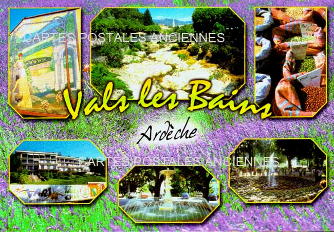 Cartes postales anciennes > CARTES POSTALES > carte postale ancienne > cartes-postales-ancienne.com Auvergne rhone alpes Ardeche Vals Les Bains