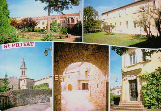 Cartes postales anciennes > CARTES POSTALES > carte postale ancienne > cartes-postales-ancienne.com Auvergne rhone alpes Ardeche Saint Privat