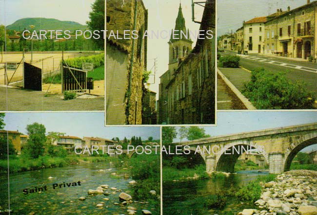 Cartes postales anciennes > CARTES POSTALES > carte postale ancienne > cartes-postales-ancienne.com Auvergne rhone alpes Ardeche Saint Privat