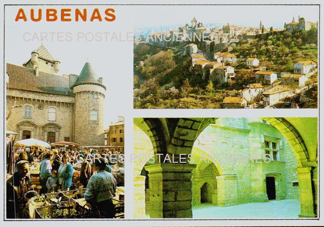 Cartes postales anciennes > CARTES POSTALES > carte postale ancienne > cartes-postales-ancienne.com Auvergne rhone alpes Ardeche Aubenas