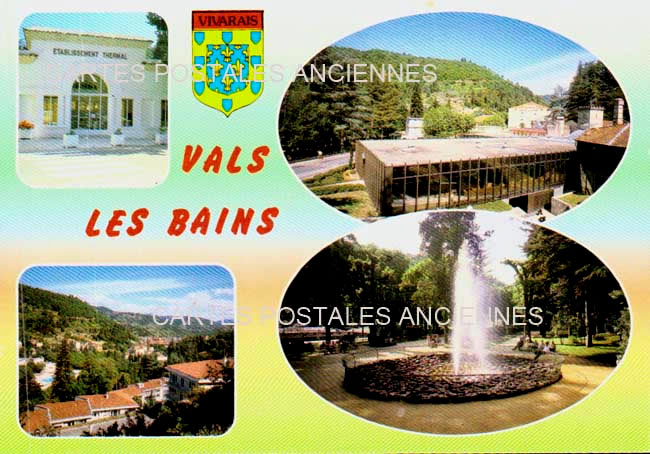 Cartes postales anciennes > CARTES POSTALES > carte postale ancienne > cartes-postales-ancienne.com Auvergne rhone alpes Ardeche Vals Les Bains