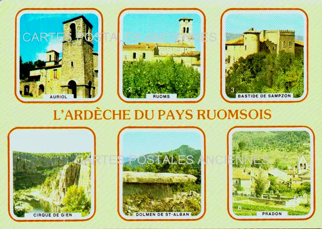 Cartes postales anciennes > CARTES POSTALES > carte postale ancienne > cartes-postales-ancienne.com Auvergne rhone alpes Ardeche Ruoms