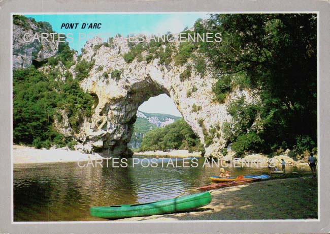 Cartes postales anciennes > CARTES POSTALES > carte postale ancienne > cartes-postales-ancienne.com Auvergne rhone alpes Ardeche Vallon Pont D Arc