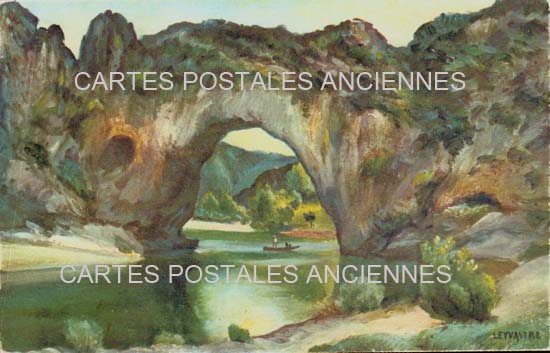 Cartes postales anciennes > CARTES POSTALES > carte postale ancienne > cartes-postales-ancienne.com Auvergne rhone alpes Ardeche Vallon Pont D Arc