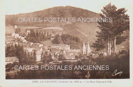 Cartes postales anciennes > CARTES POSTALES > carte postale ancienne > cartes-postales-ancienne.com Auvergne rhone alpes Ardeche Lalouvesc