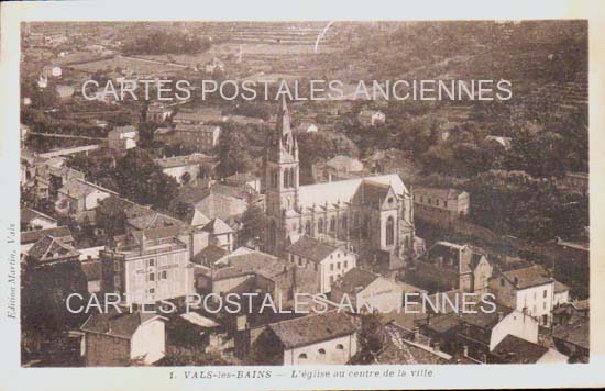 Cartes postales anciennes > CARTES POSTALES > carte postale ancienne > cartes-postales-ancienne.com Auvergne rhone alpes Ardeche Vals Les Bains