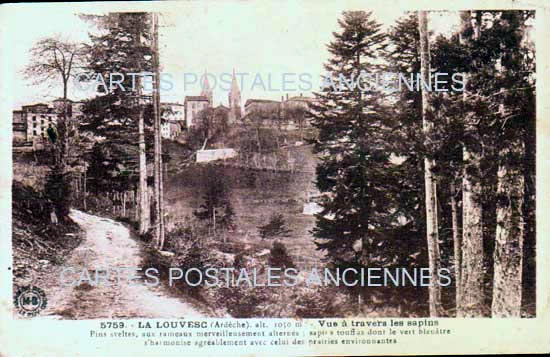 Cartes postales anciennes > CARTES POSTALES > carte postale ancienne > cartes-postales-ancienne.com Auvergne rhone alpes Ardeche Lalouvesc