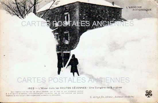 Cartes postales anciennes > CARTES POSTALES > carte postale ancienne > cartes-postales-ancienne.com Auvergne rhone alpes Ardeche Sainte Eulalie