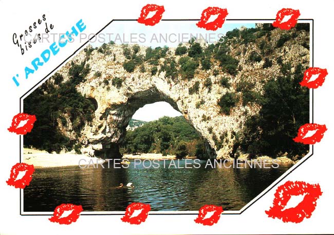 Cartes postales anciennes > CARTES POSTALES > carte postale ancienne > cartes-postales-ancienne.com Auvergne rhone alpes Ardeche Vallon Pont D Arc