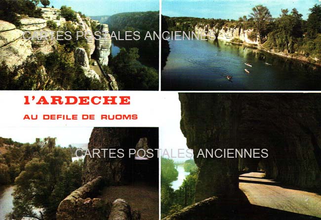 Cartes postales anciennes > CARTES POSTALES > carte postale ancienne > cartes-postales-ancienne.com Auvergne rhone alpes Ardeche Ruoms