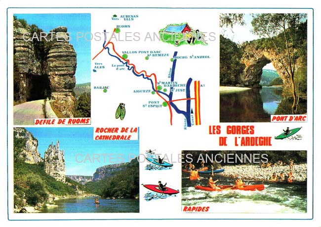 Cartes postales anciennes > CARTES POSTALES > carte postale ancienne > cartes-postales-ancienne.com Auvergne rhone alpes Ardeche Ruoms