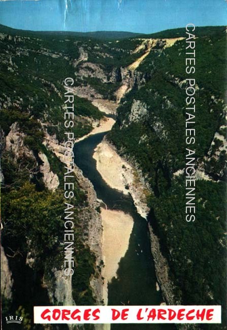 Cartes postales anciennes > CARTES POSTALES > carte postale ancienne > cartes-postales-ancienne.com Auvergne rhone alpes Ardeche Vallon Pont D Arc