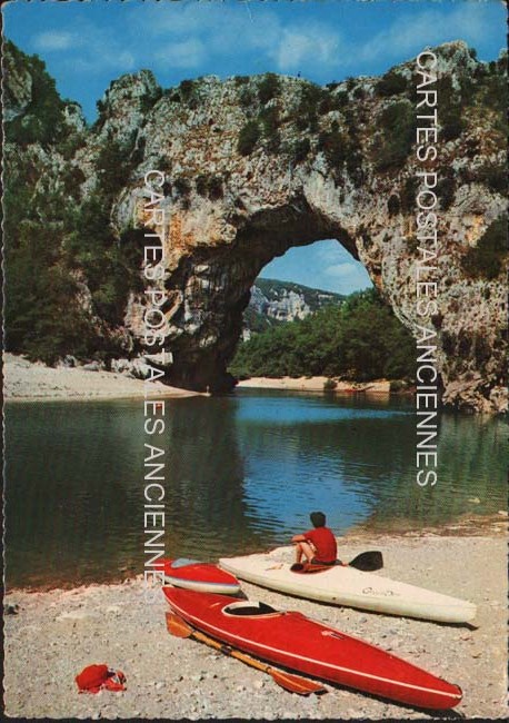 Cartes postales anciennes > CARTES POSTALES > carte postale ancienne > cartes-postales-ancienne.com Auvergne rhone alpes Ardeche Vallon Pont D Arc