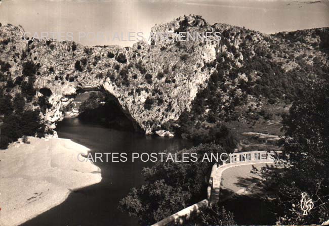 Cartes postales anciennes > CARTES POSTALES > carte postale ancienne > cartes-postales-ancienne.com Auvergne rhone alpes Ardeche Vallon Pont D Arc