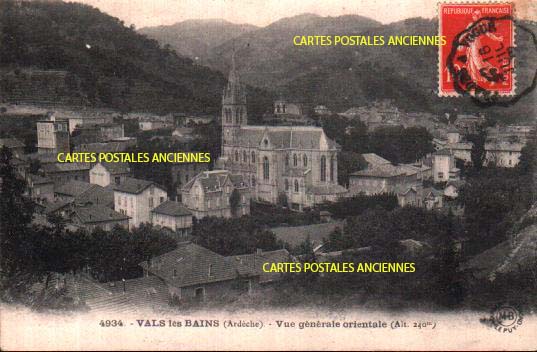 Cartes postales anciennes > CARTES POSTALES > carte postale ancienne > cartes-postales-ancienne.com Auvergne rhone alpes Ardeche Vals Les Bains